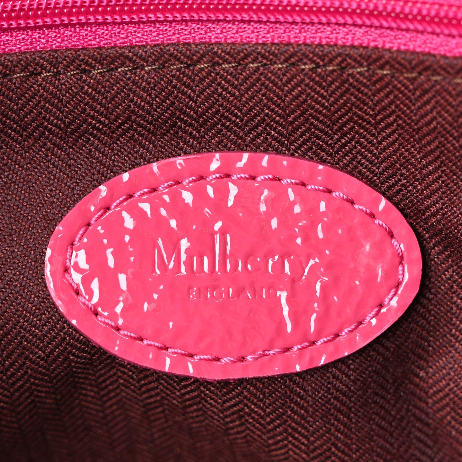 Mulberry Spongy Patent Small Alexa Pink 6 of 9