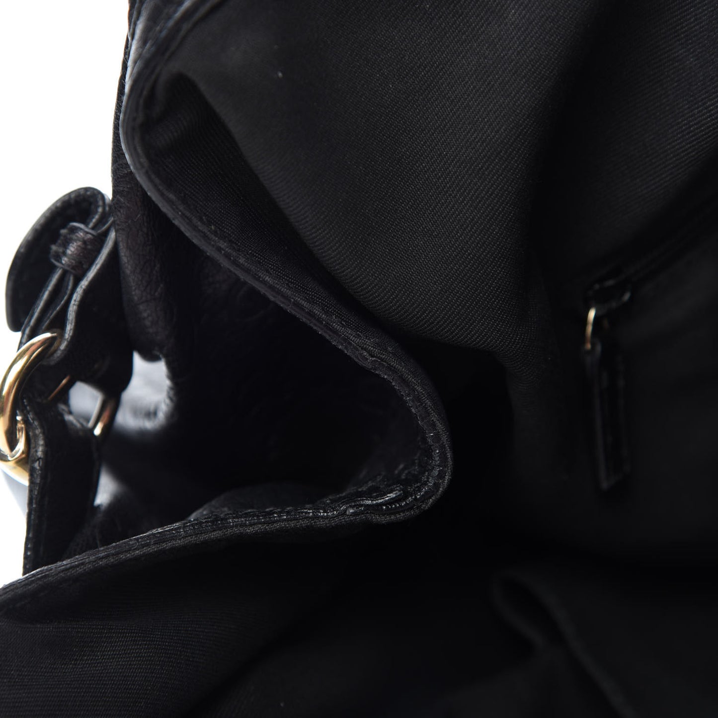 Guccissima Large Full Moon Tote Black