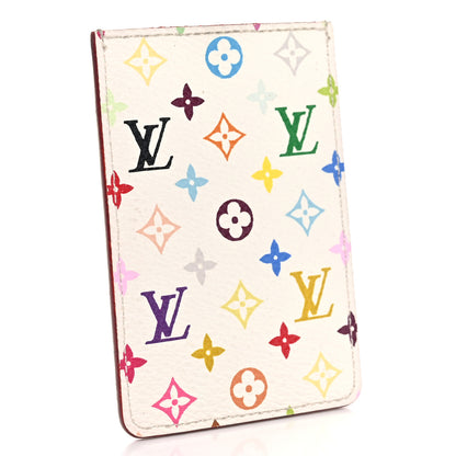 Louis Vuitton Monogram Multicolor Card Holder White 3 of 6