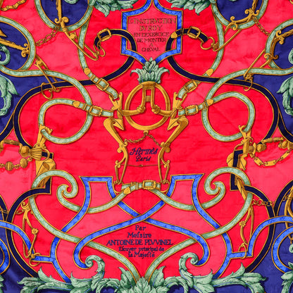 Hermes Silk L'Instruction Du Roy Scarf 90 1 of 5