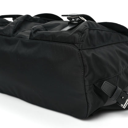 Prada Re-Nylon Saffiano Medium Backpack Black 9 of 9