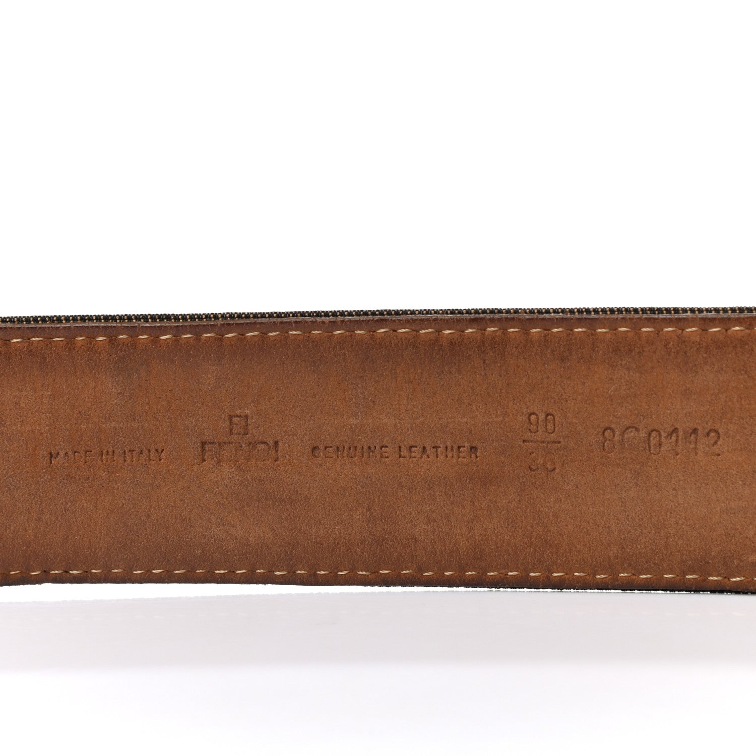 Fendi Zucca Belt 90 36 Tobacco 6 of 9