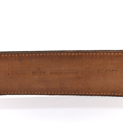 Fendi Zucca Belt 90 36 Tobacco 6 of 9