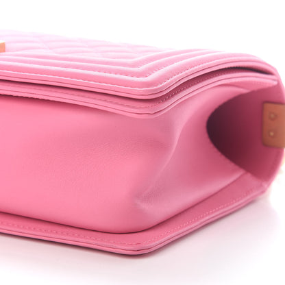 Chanel Calfskin Quilted Medium Boy Flap Pink 9 of 9