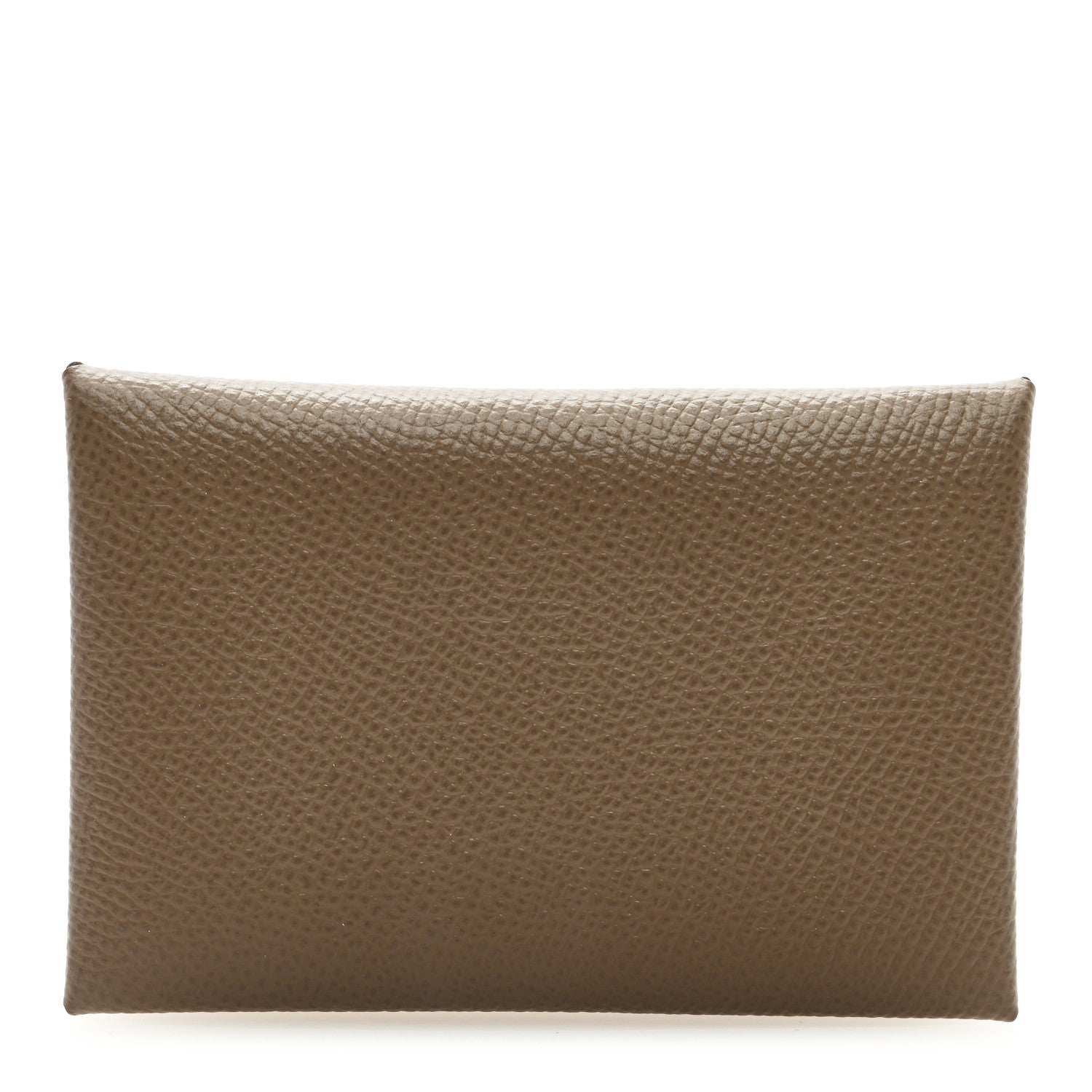 Hermes Epsom Calvi Card Case Etoupe 1 of 7