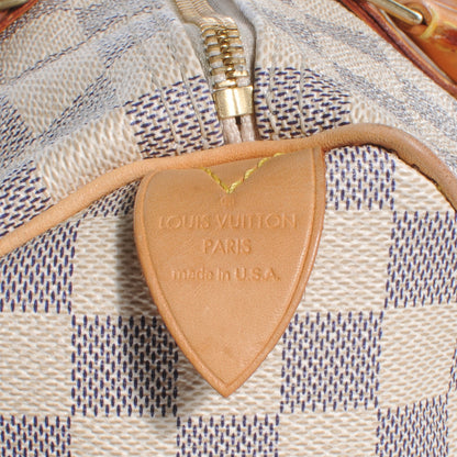 Louis Vuitton Damier Azur Speedy 30 4 of 7