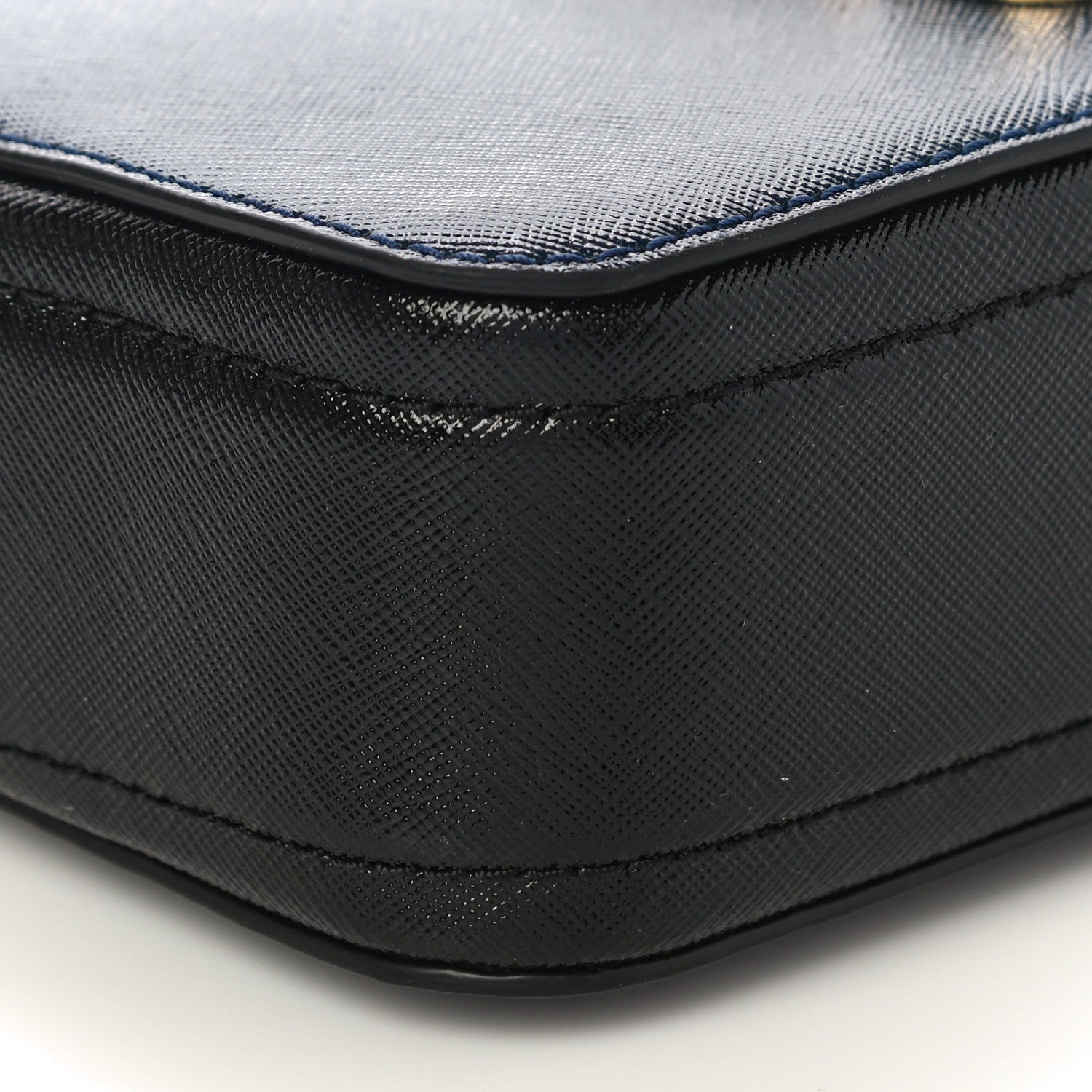 Marc Jacobs Saffiano Small Snapshot Camera Bag New Blue Sea Multicolor 10 of 11