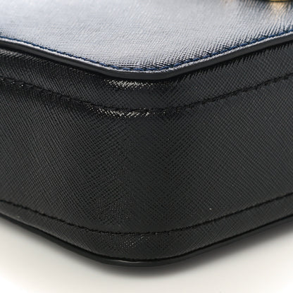 Marc Jacobs Saffiano Small Snapshot Camera Bag New Blue Sea Multicolor 10 of 11