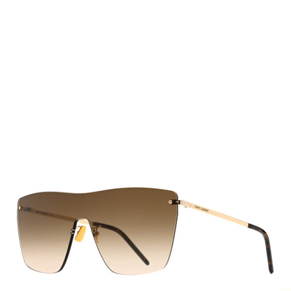 Saint Laurent Metal SL 463 Mask Sunglasses Black 1 of 7