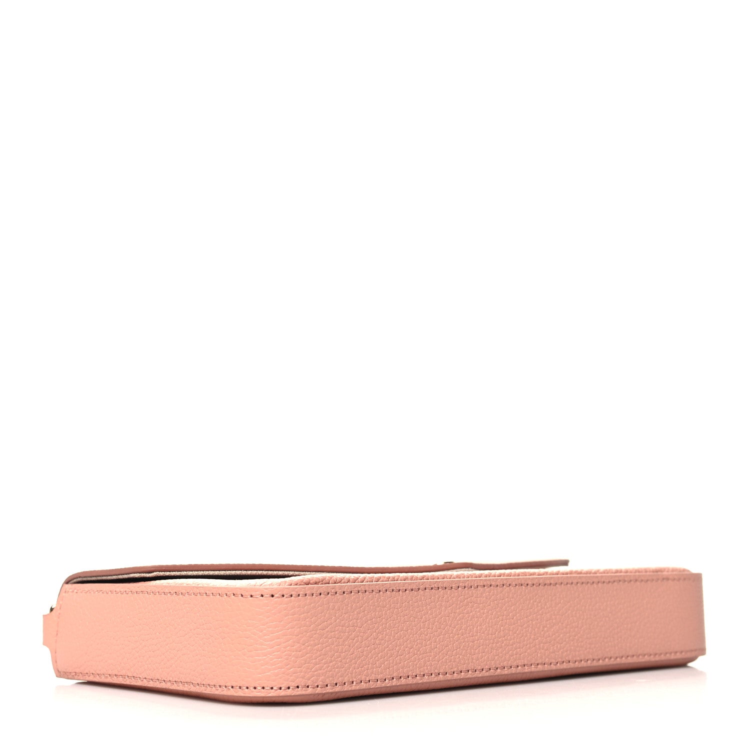 Louis Vuitton Empreinte Monogram Giant Felicie Pochette Chain Wallet Rose Trianon Creme 5 of 12