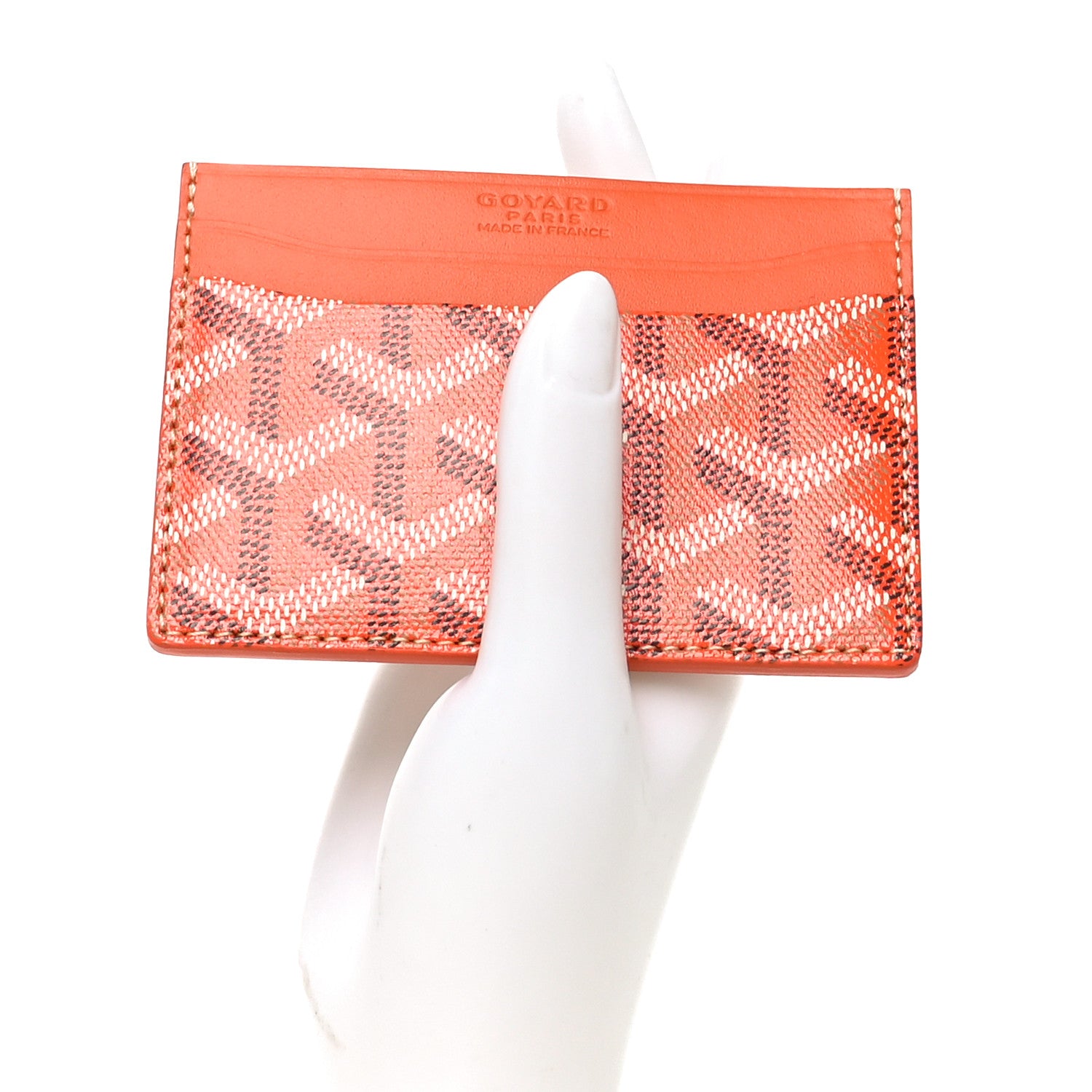 Goyard Goyardine Saint Sulpice Card Holder Orange 2 of 6