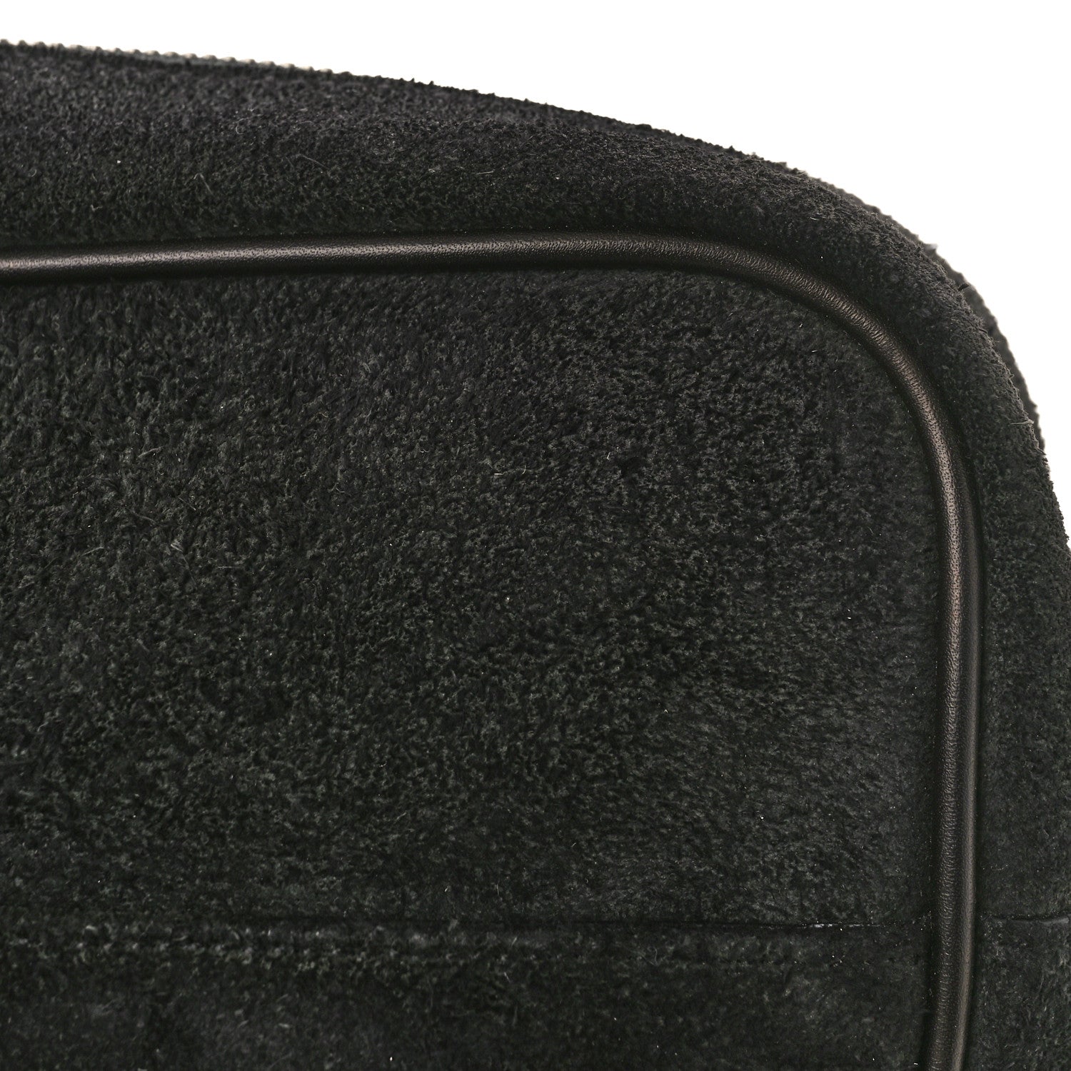 Saint Laurent Suede Flat Messenger Bag Black 9 of 10