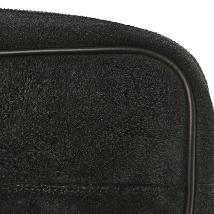 Saint Laurent Suede Flat Messenger Bag Black 9 of 10