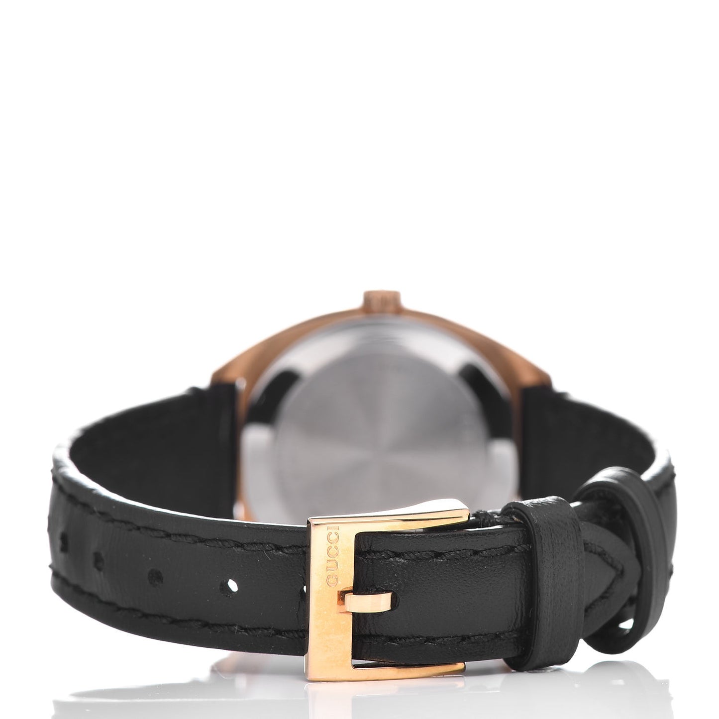 Stainless Steel Calfskin 29mm GG2570 Quartz Watch Black