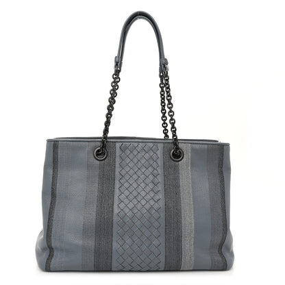 Bottega Veneta Nappa Intrecciato Medium Tote Blue 1 of 11