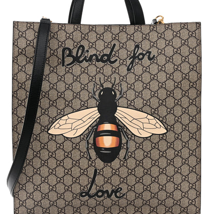 Gucci GG Supreme Monogram Blind for Love Vertical Tote 8 of 11