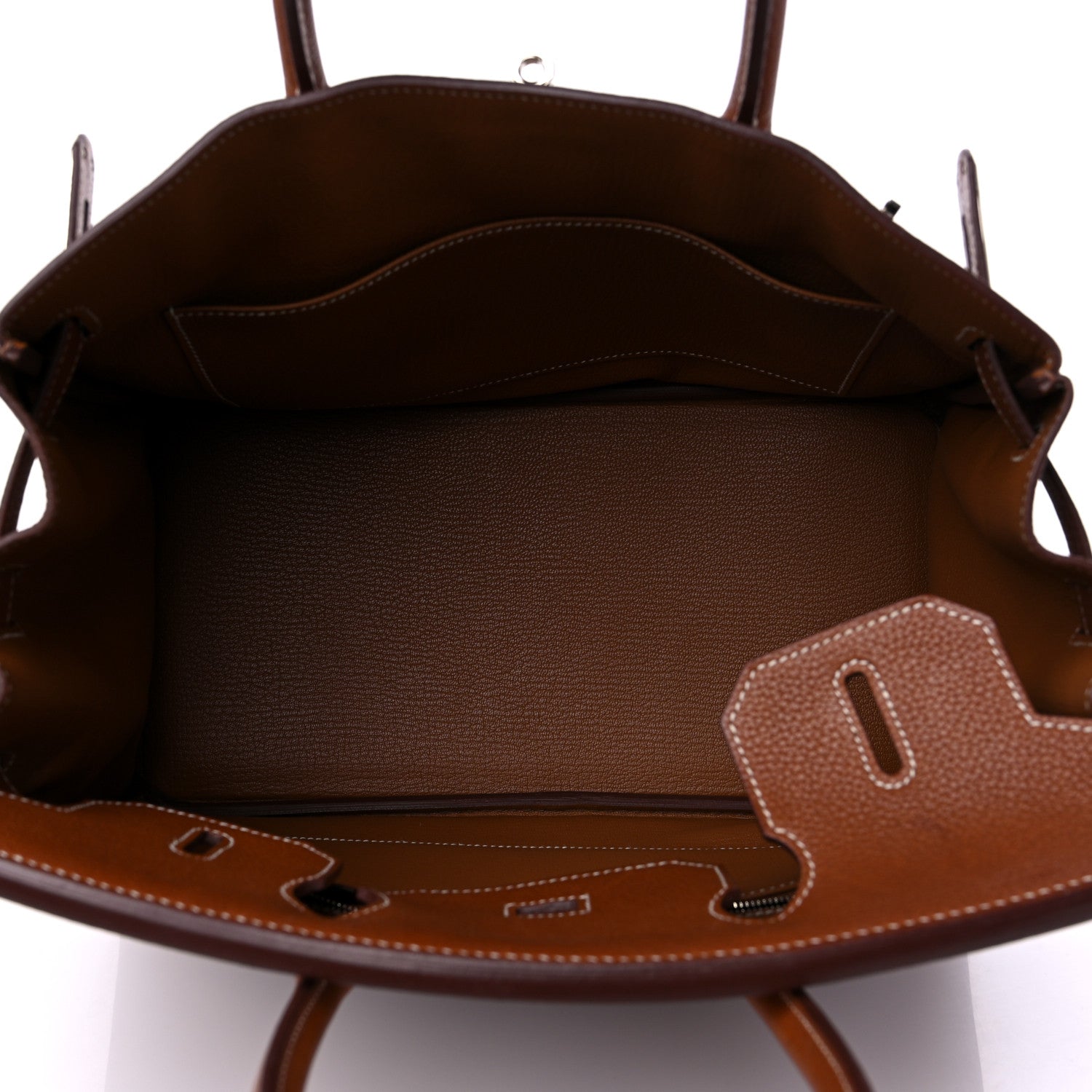 Hermes Natural Barenia Faubourg Birkin 30 Fauve 5 of 15