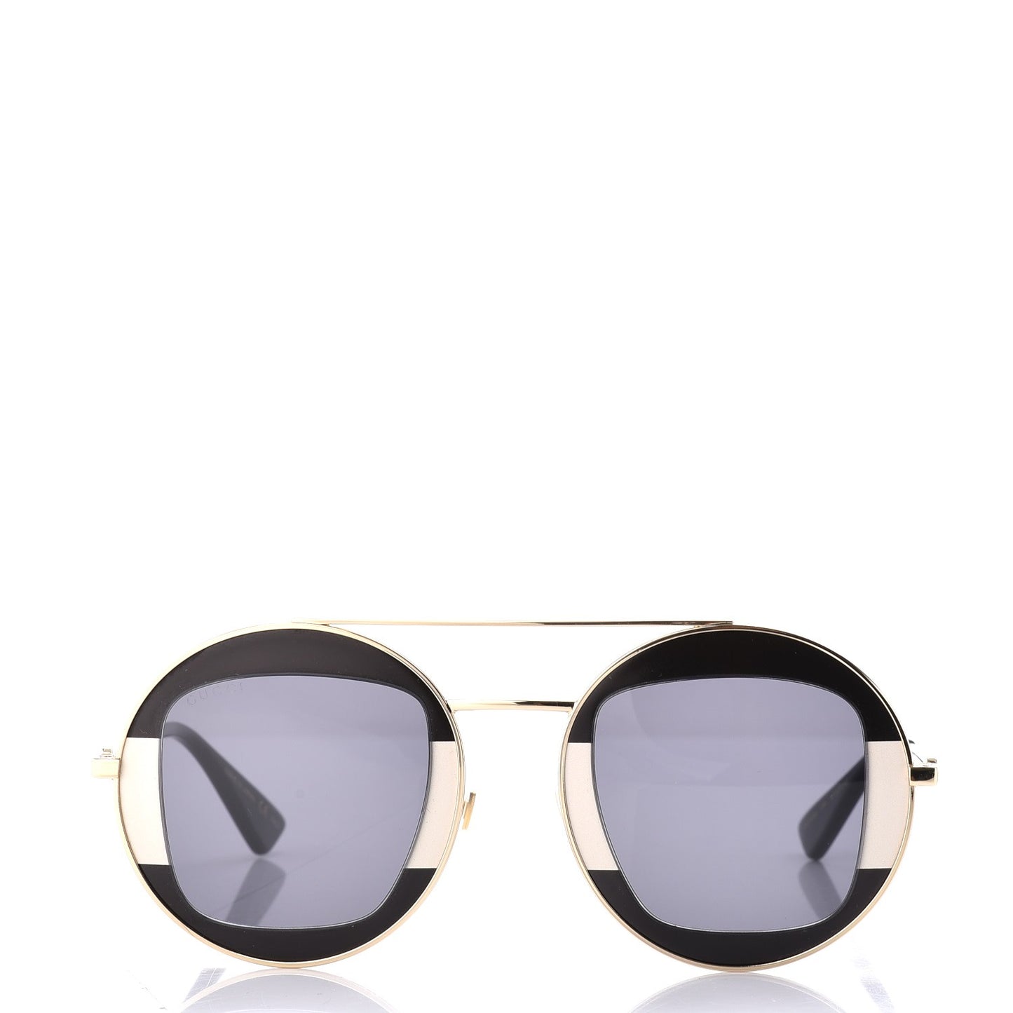 Round Frame Sylvie Web Sunglasses GG0105S Black
