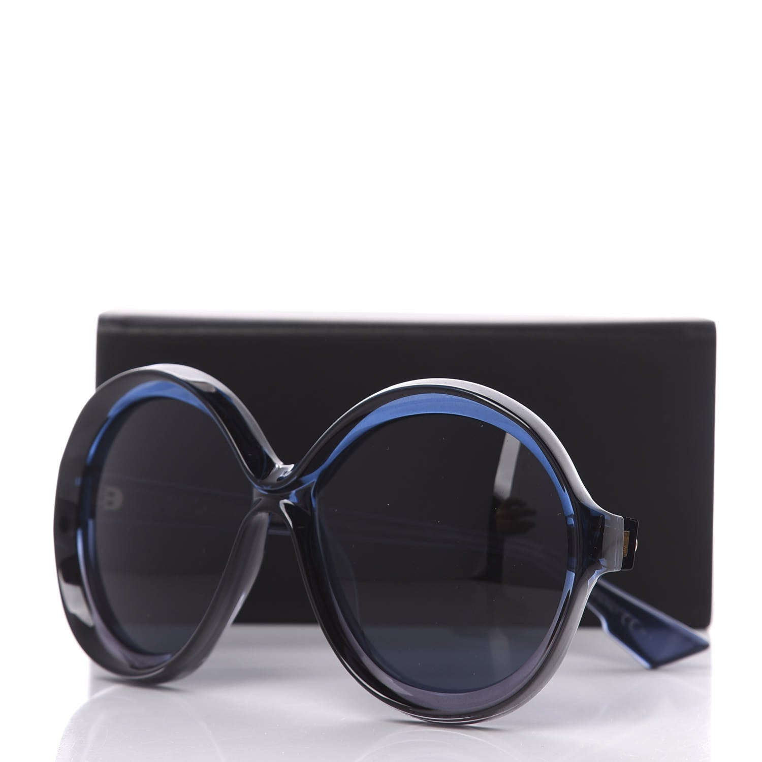 Christian Dior Acetate Bianca Sunglasses Blue 8 of 8