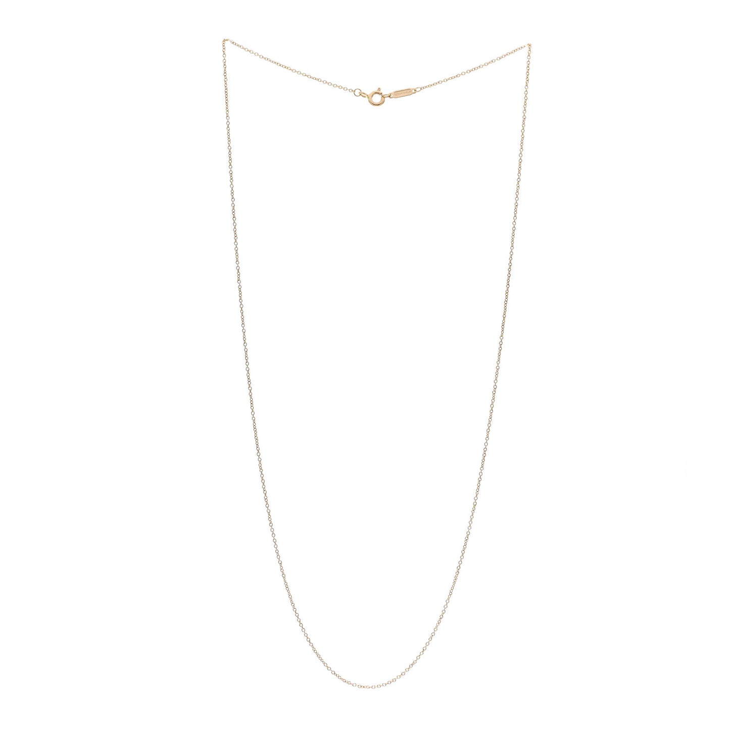 18K Yellow Gold Small Chain Necklace 20"