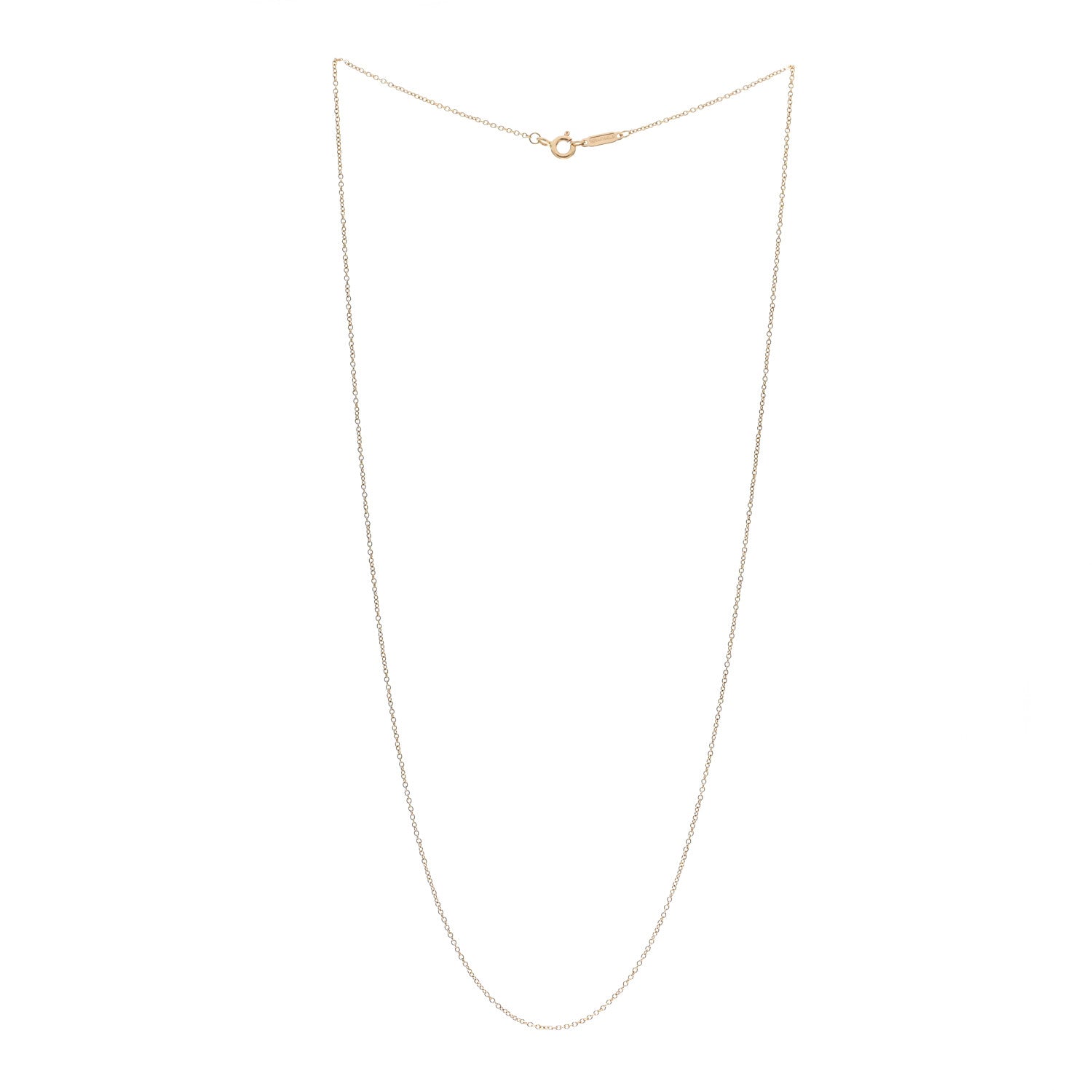 Tiffany 18K Yellow Gold Small Chain Necklace 20" 3 of 5