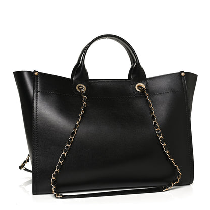 Chanel Caviar Medium Studded Deauville Tote Black 3 of 10