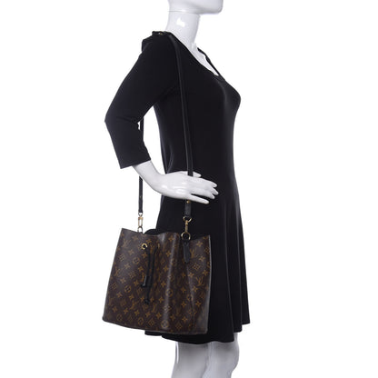 Louis Vuitton Monogram Neonoe MM Black 2 of 10