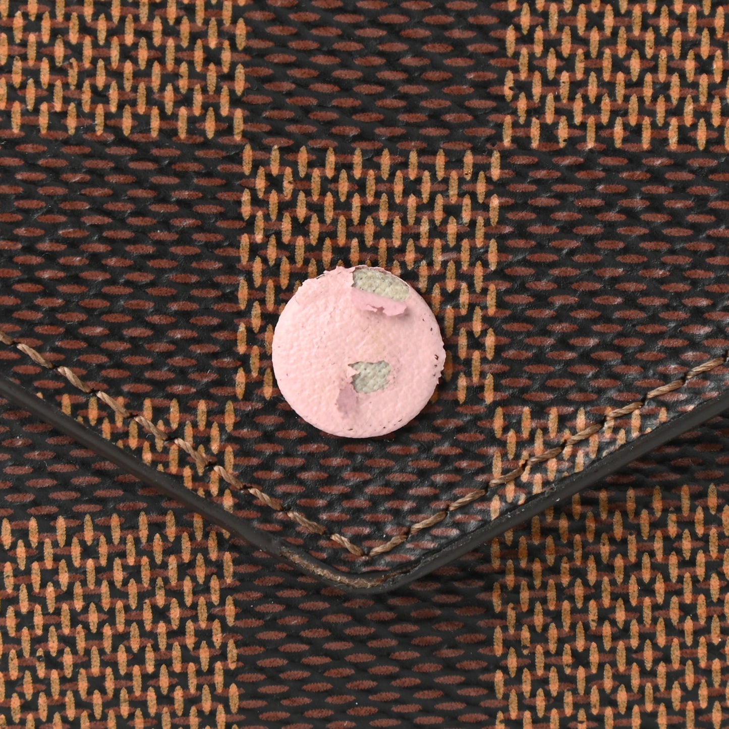 Damier Ebene Victorine Wallet Rose Ballerine