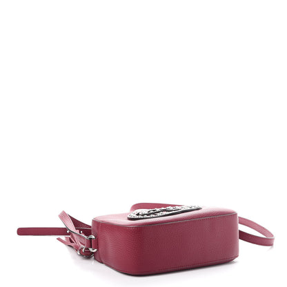 Gucci Pebbled Calfskin Studded Small Soho Disco Bag Soft Burgundy 4 of 7
