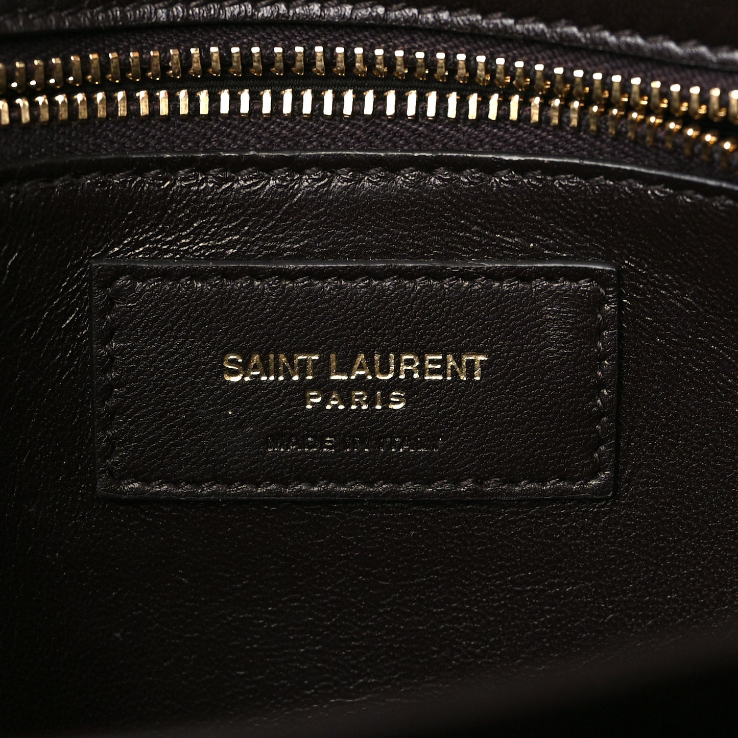 Shiny Crocodile Embossed Calfskin Le Maillon Satchel Ebony