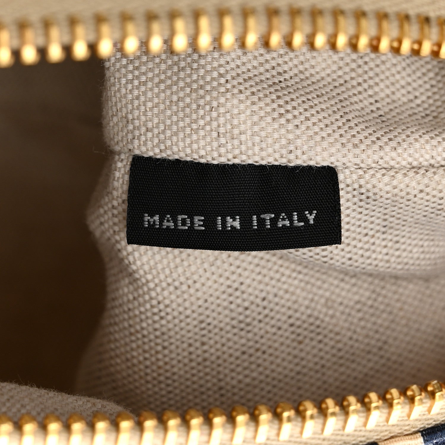 Miu Miu Jacqaurd Striped Pouch Beige Baltic Blue 7 of 10