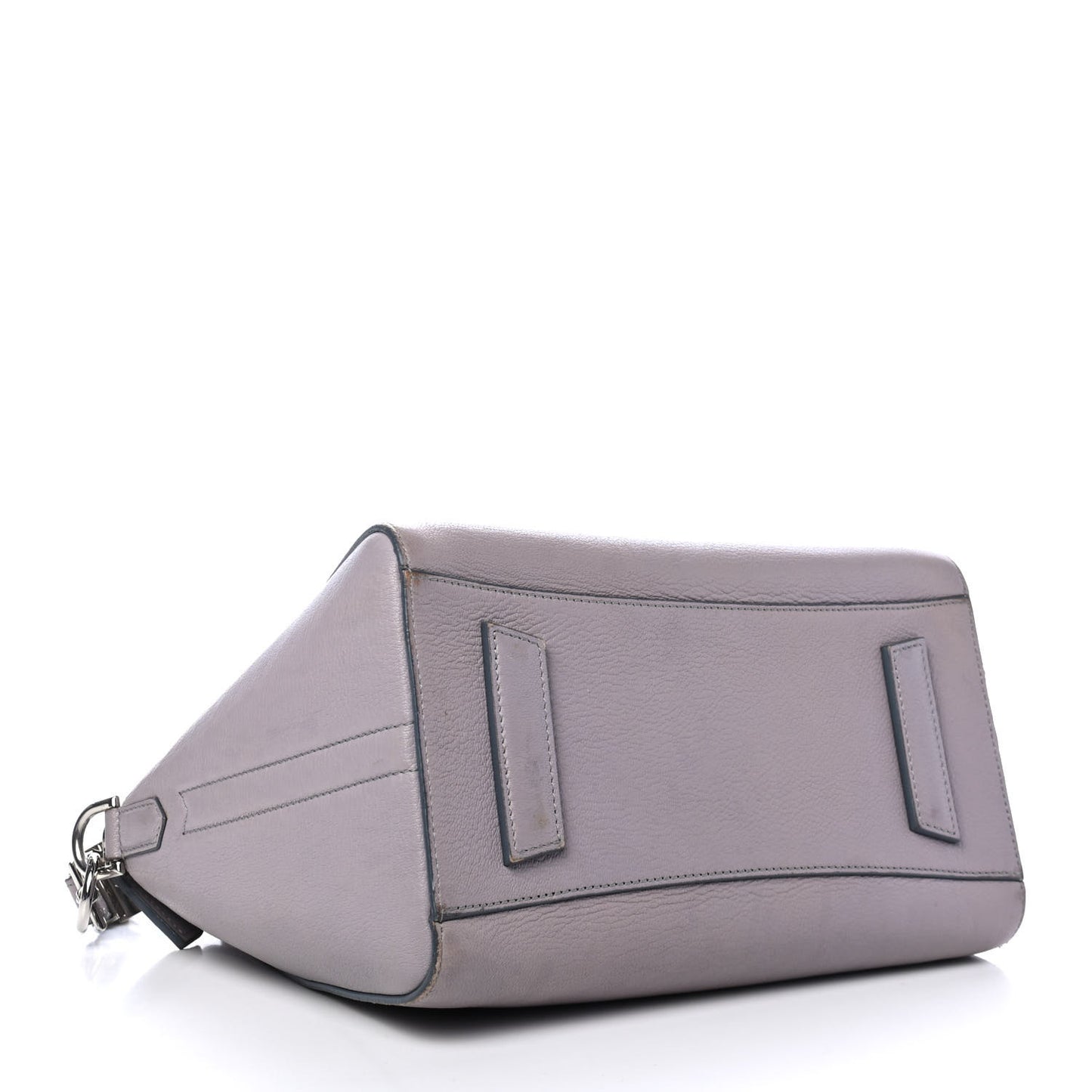 Sugar Goatskin Medium Antigona Pearl Grey