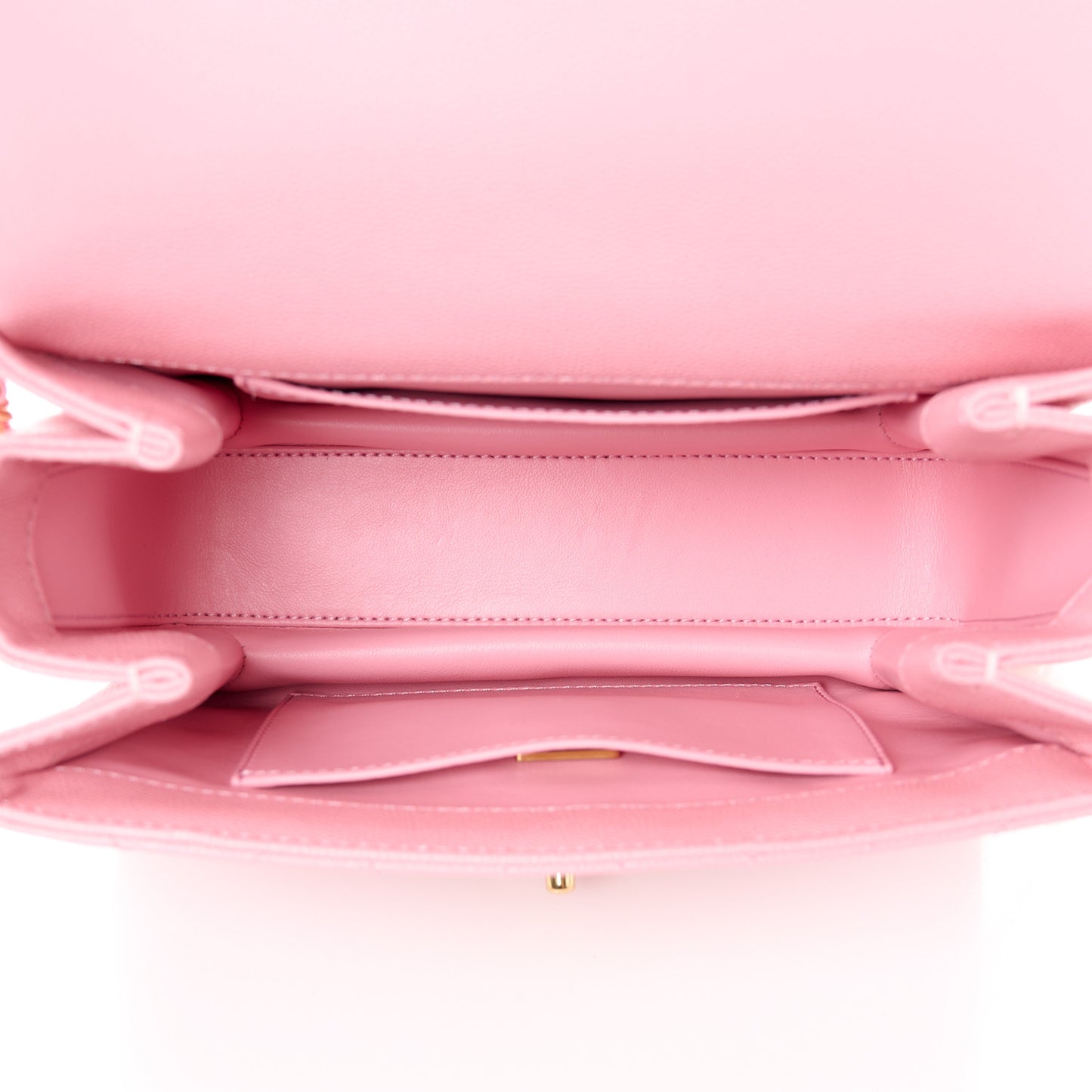 Caviar Quilted Mini Coco First Flap Pink