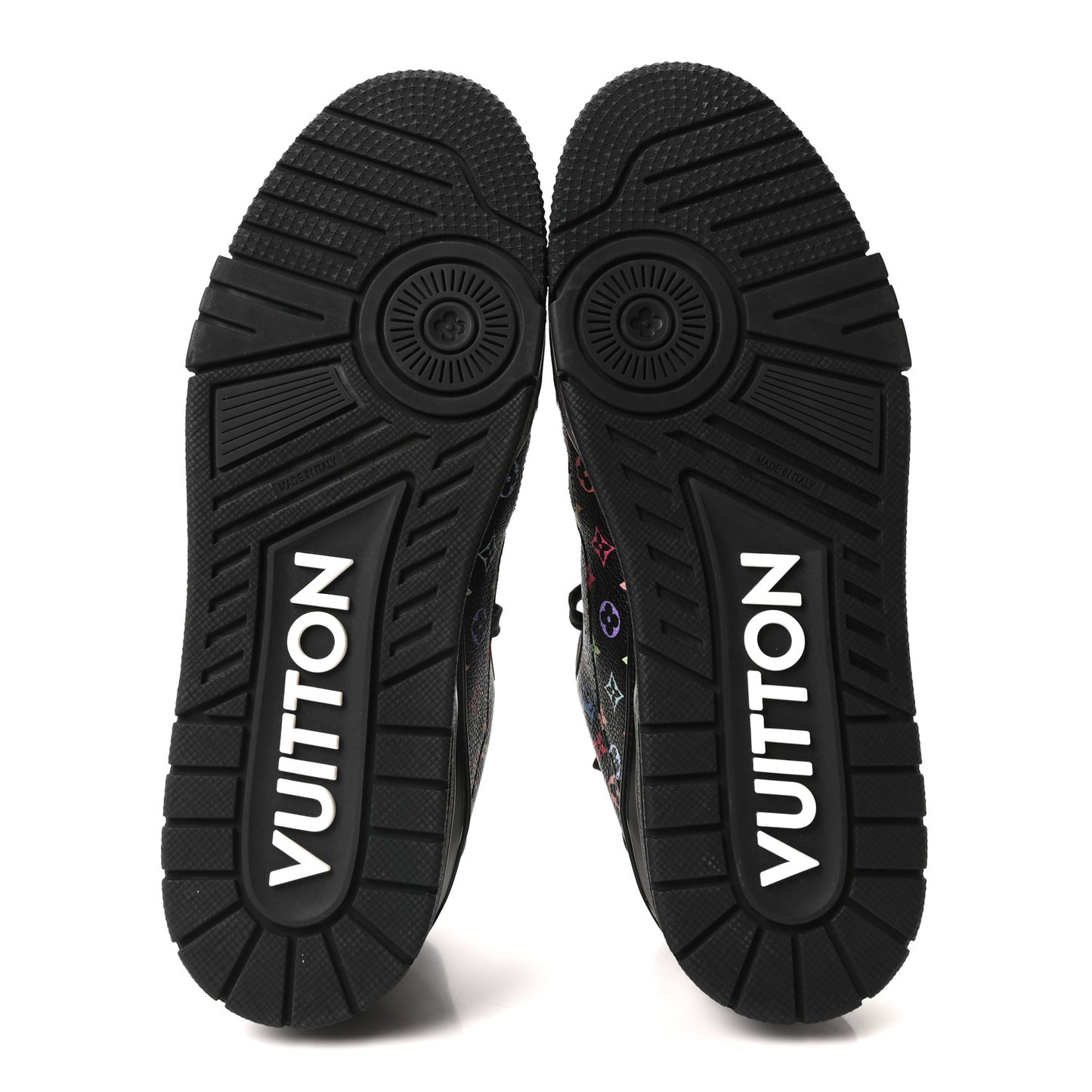 LV X TM Calfskin Monogram Multicolor LV Trainer Sneakers 8 Black