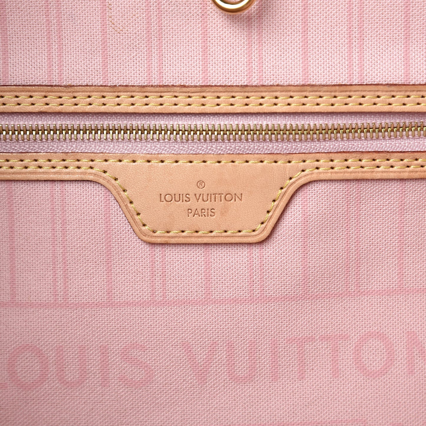 Damier Azur Neo Neverfull MM Rose Ballerine