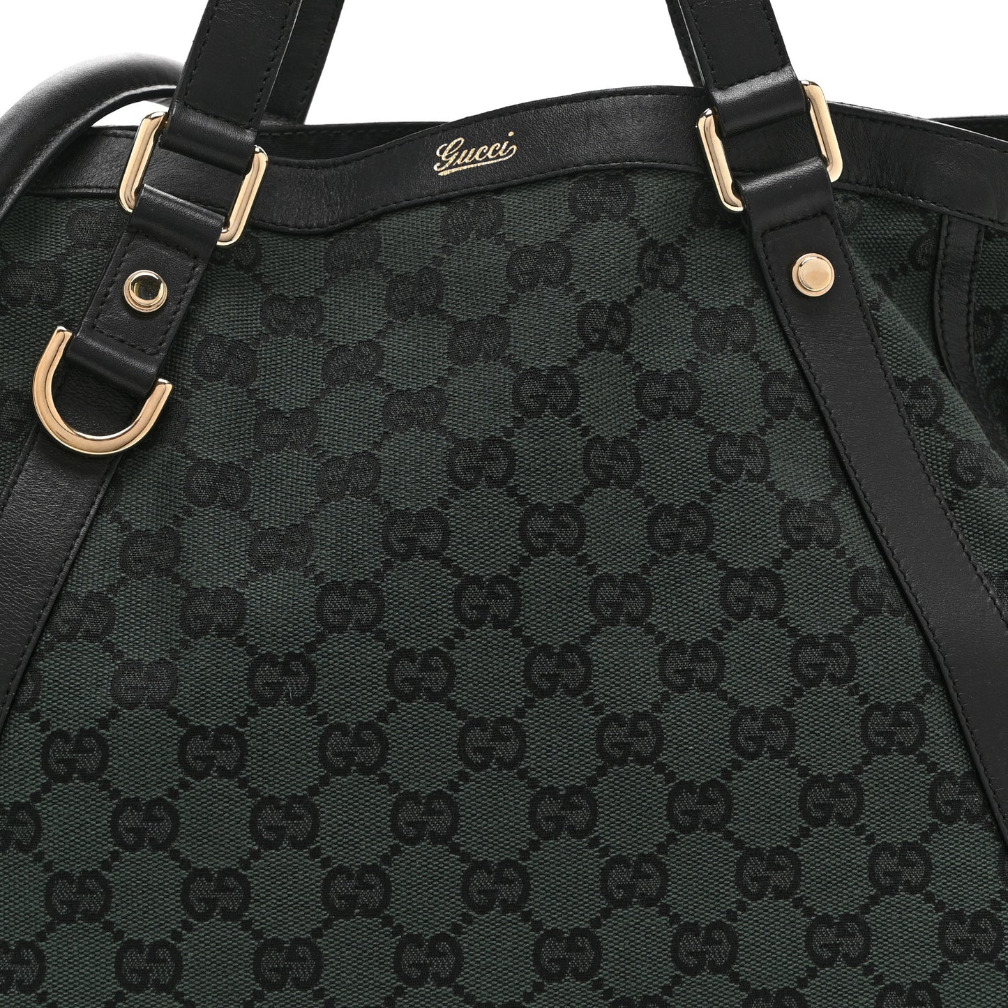 Monogram Medium Abbey Convertible Tote Dark Green