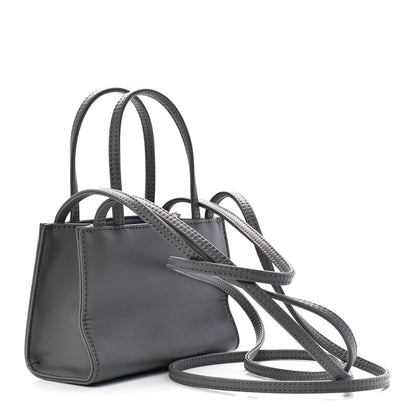 Telfar Vegan Leather Small Shopping Bag Grey 3 of 11