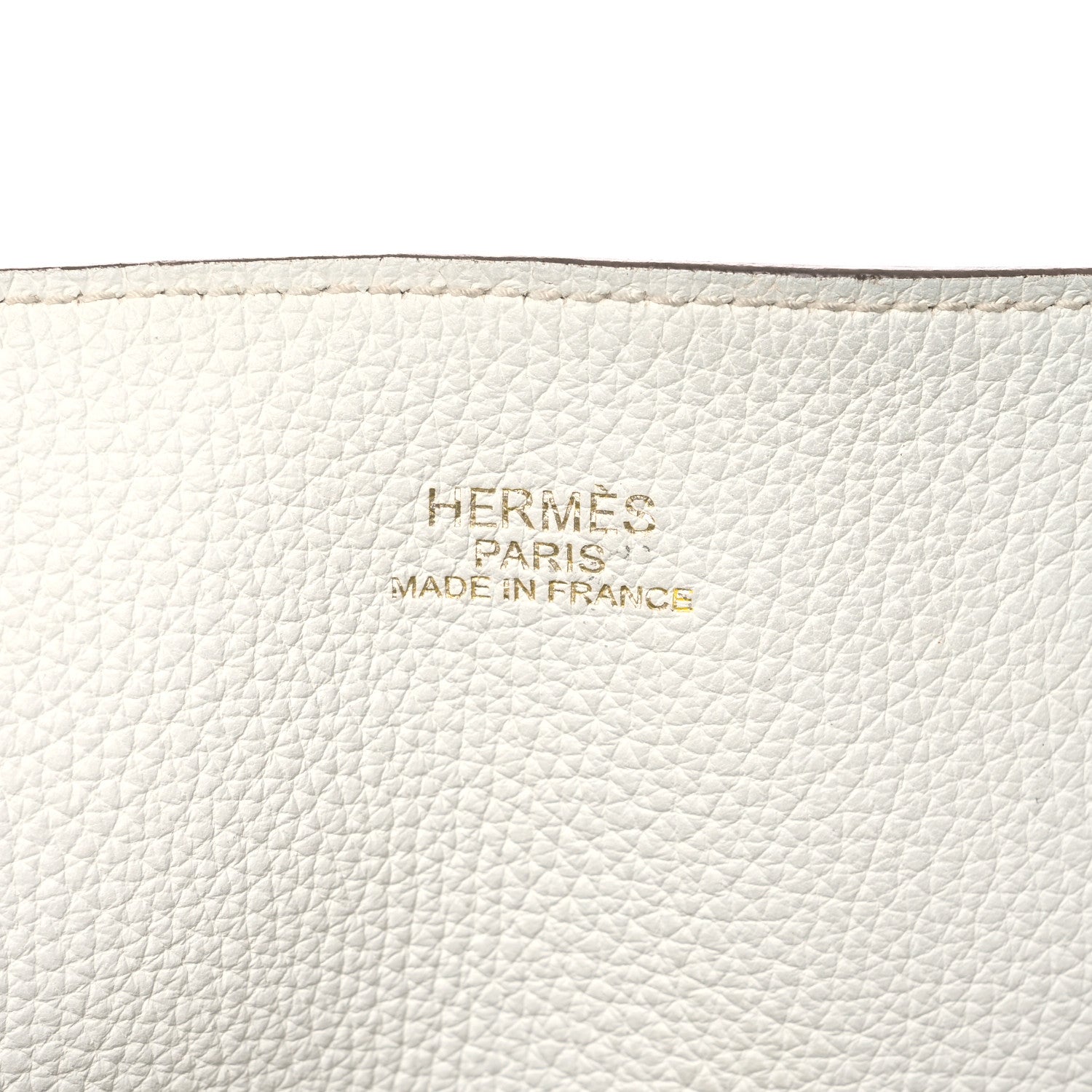 Hermes Taurillon Clemence Double Sens 45 Reversible Tote White Gris Perle 6 of 17