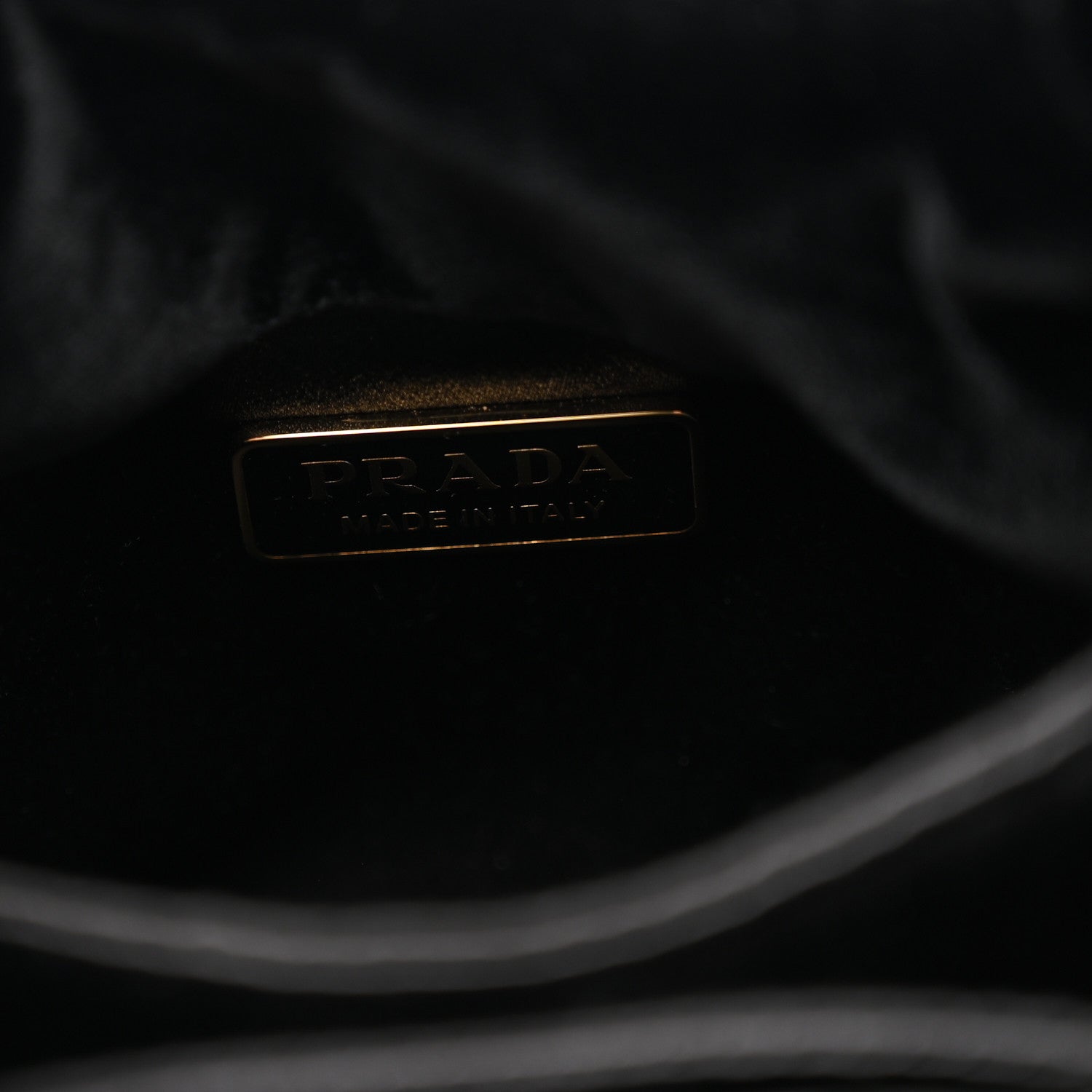 Prada Padded Velvet Mini Bag Black 6 of 10