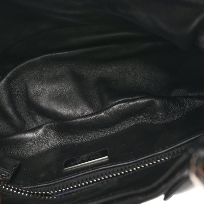 Prada Nappa Soft Padded Re-Edition 2002 Moon Bag Black 5 of 9
