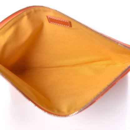 Goyard Goyardine Senat Pochette MM Orange 5 of 10