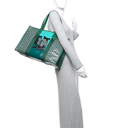 Goyard Goyardine Villette Tote Green 2 of 10