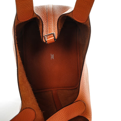 Hermes Taurillon Clemence Picotin Lock 22 MM Orange 5 of 7