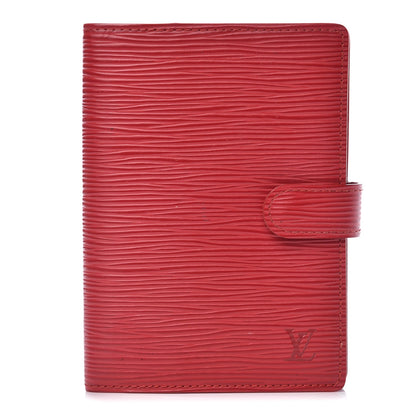 Louis Vuitton Epi Small Ring Agenda Cover Castillan Red 1 of 7