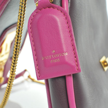 Louis Vuitton Cuir Art Deco Trapeze Prune Cyclamen 7 of 8