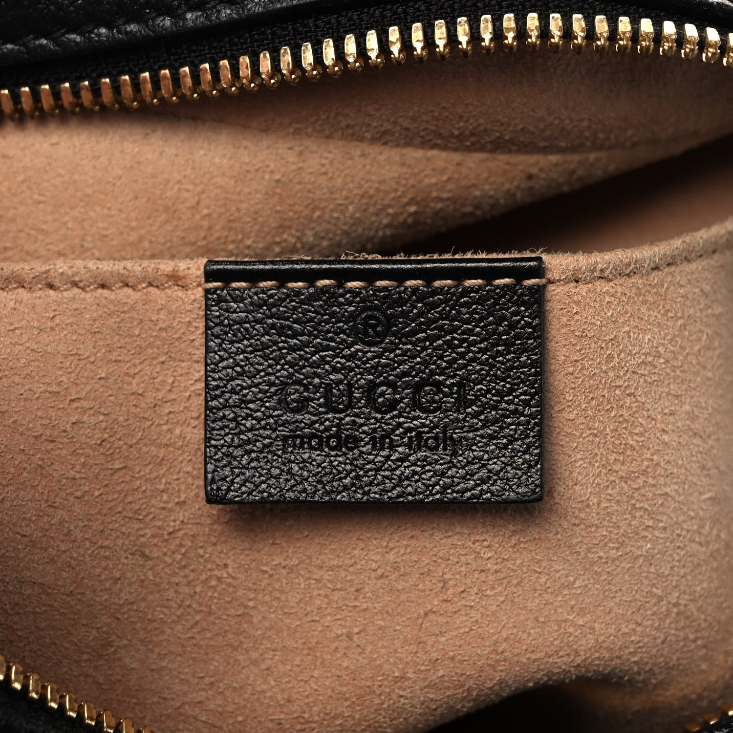 Gucci Monogram Matelasse Diagonal Small GG Marmont Chain Shoulder Bag Beige Black 6 of 12