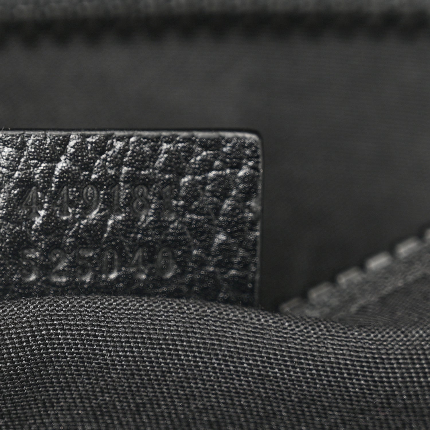 Gucci Nylon Monogram Slim Backpack Black 8 of 10