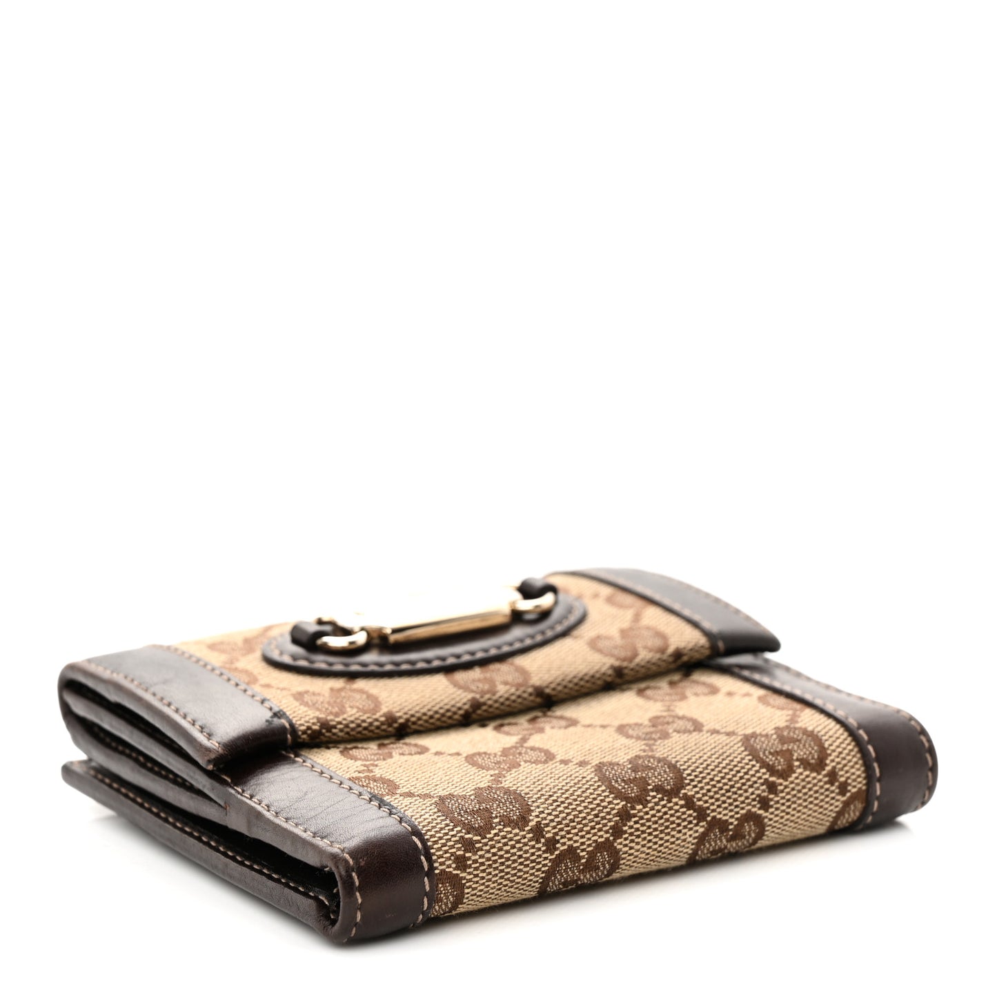 Monogram French Flap Wallet Dark Brown