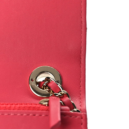 Chanel Lambskin Quilted Trendy CC Wallet On Chain WOC Pink 15 of 20