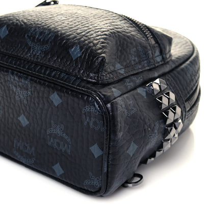 MCM Visetos Side Stud X-Mini Stark Bebe Boo Backpack Black 8 of 10